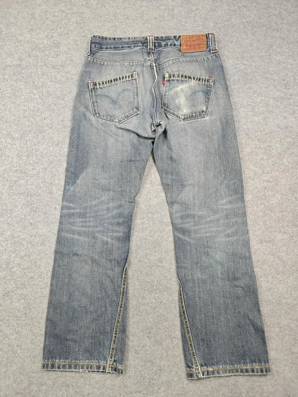 Vintage Levi's Jeans Mens 30x30 Blue Light Wash Straight Regular Fit Denim